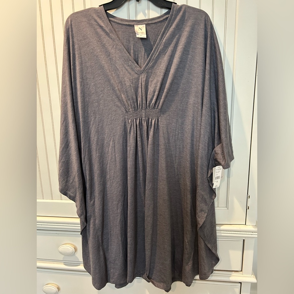 Natori Charcoal Bathing Suit Cover up or Lounge Dress